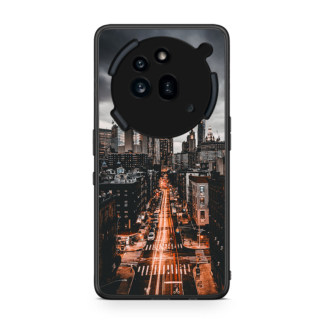 Nothing Phone 3a Pro 5G City Lights θήκη από τη Smartfits με σχέδιο στο πίσω μέρος και μαύρο περίβλημα | Smartphone case with colorful back and black bezels by Smartfits