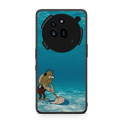 Nothing Phone 3a Pro 5G Clean The Ocean Θήκη από τη Smartfits με σχέδιο στο πίσω μέρος και μαύρο περίβλημα | Smartphone case with colorful back and black bezels by Smartfits