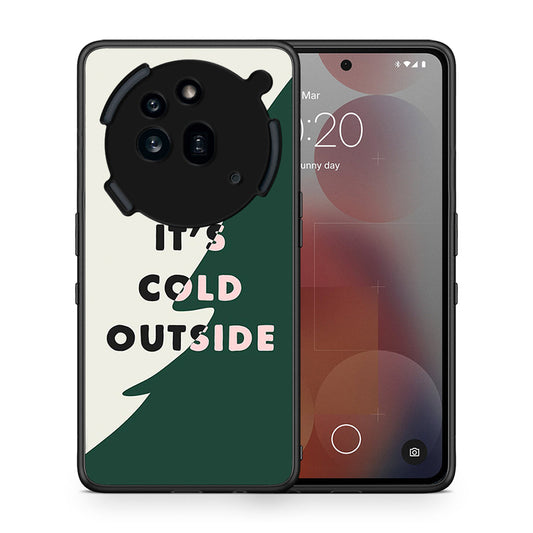 Θήκη Nothing Phone 3a Pro 5G Cold Outside από τη Smartfits με σχέδιο στο πίσω μέρος και μαύρο περίβλημα | Nothing Phone 3a Pro 5G Cold Outside case with colorful back and black bezels