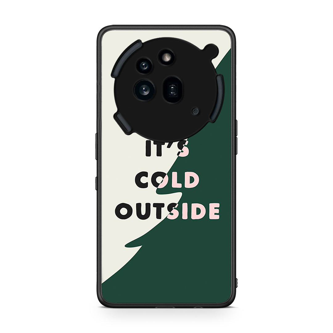 Nothing Phone 3a Pro 5G Cold Outside θήκη από τη Smartfits με σχέδιο στο πίσω μέρος και μαύρο περίβλημα | Smartphone case with colorful back and black bezels by Smartfits