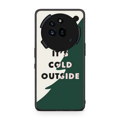 Nothing Phone 3a Pro 5G Cold Outside θήκη από τη Smartfits με σχέδιο στο πίσω μέρος και μαύρο περίβλημα | Smartphone case with colorful back and black bezels by Smartfits