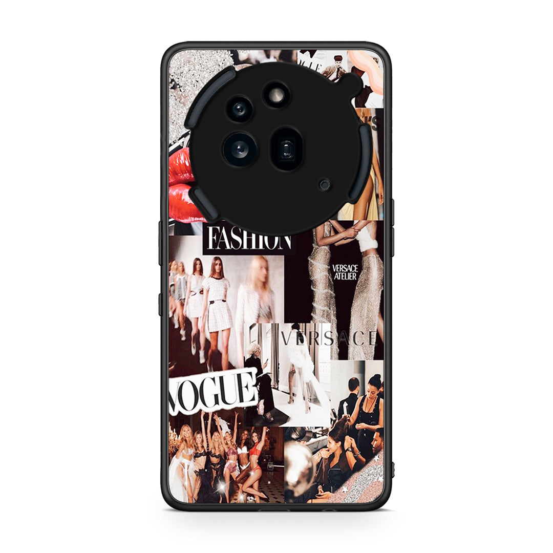 Nothing Phone 3a Pro 5G Collage Fashion Θήκη Αγίου Βαλεντίνου από τη Smartfits με σχέδιο στο πίσω μέρος και μαύρο περίβλημα | Smartphone case with colorful back and black bezels by Smartfits