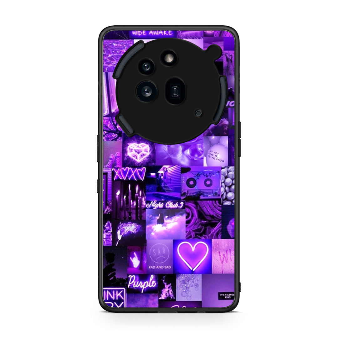Nothing Phone 3a Pro 5G Collage Stay Wild Θήκη Αγίου Βαλεντίνου από τη Smartfits με σχέδιο στο πίσω μέρος και μαύρο περίβλημα | Smartphone case with colorful back and black bezels by Smartfits