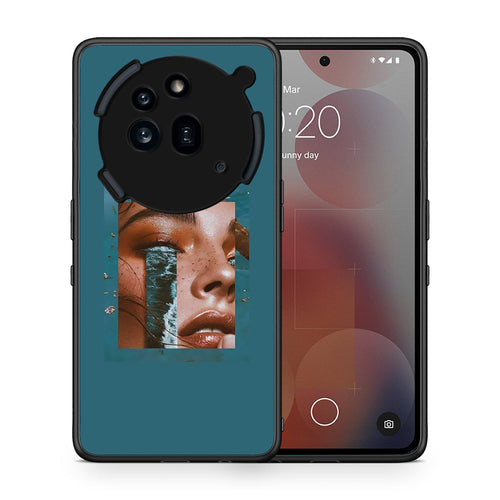 Θήκη Nothing Phone 3a Pro 5G Cry An Ocean από τη Smartfits με σχέδιο στο πίσω μέρος και μαύρο περίβλημα | Nothing Phone 3a Pro 5G Cry An Ocean case with colorful back and black bezels