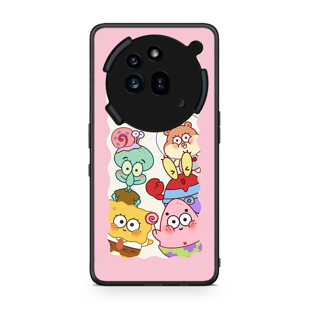 Nothing Phone 3a Pro 5G Cute Companion θήκη από τη Smartfits με σχέδιο στο πίσω μέρος και μαύρο περίβλημα | Smartphone case with colorful back and black bezels by Smartfits