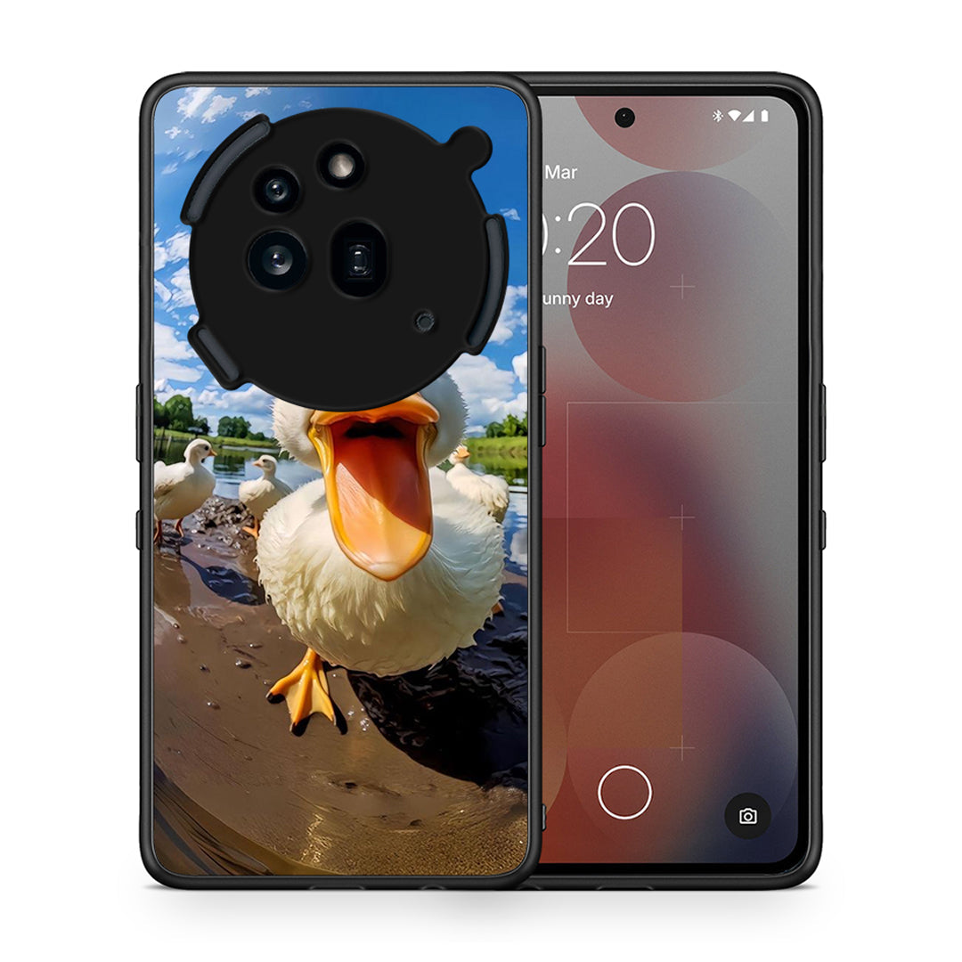 Θήκη Nothing Phone 3a Pro 5G Duck Face από τη Smartfits με σχέδιο στο πίσω μέρος και μαύρο περίβλημα | Nothing Phone 3a Pro 5G Duck Face case with colorful back and black bezels