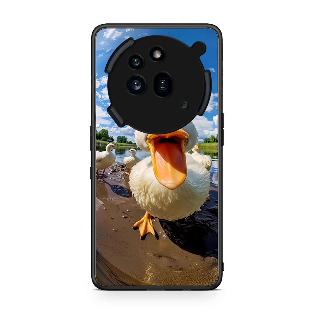 Nothing Phone 3a Pro 5G Duck Face θήκη από τη Smartfits με σχέδιο στο πίσω μέρος και μαύρο περίβλημα | Smartphone case with colorful back and black bezels by Smartfits