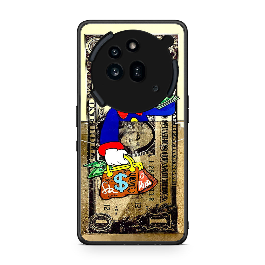 Nothing Phone 3a Pro 5G Duck Money Θήκη από τη Smartfits με σχέδιο στο πίσω μέρος και μαύρο περίβλημα | Smartphone case with colorful back and black bezels by Smartfits