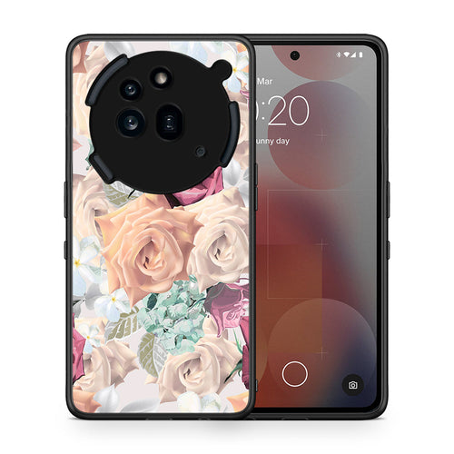 Θήκη Nothing Phone 3a Pro 5G Bouquet Floral από τη Smartfits με σχέδιο στο πίσω μέρος και μαύρο περίβλημα | Nothing Phone 3a Pro 5G Bouquet Floral case with colorful back and black bezels