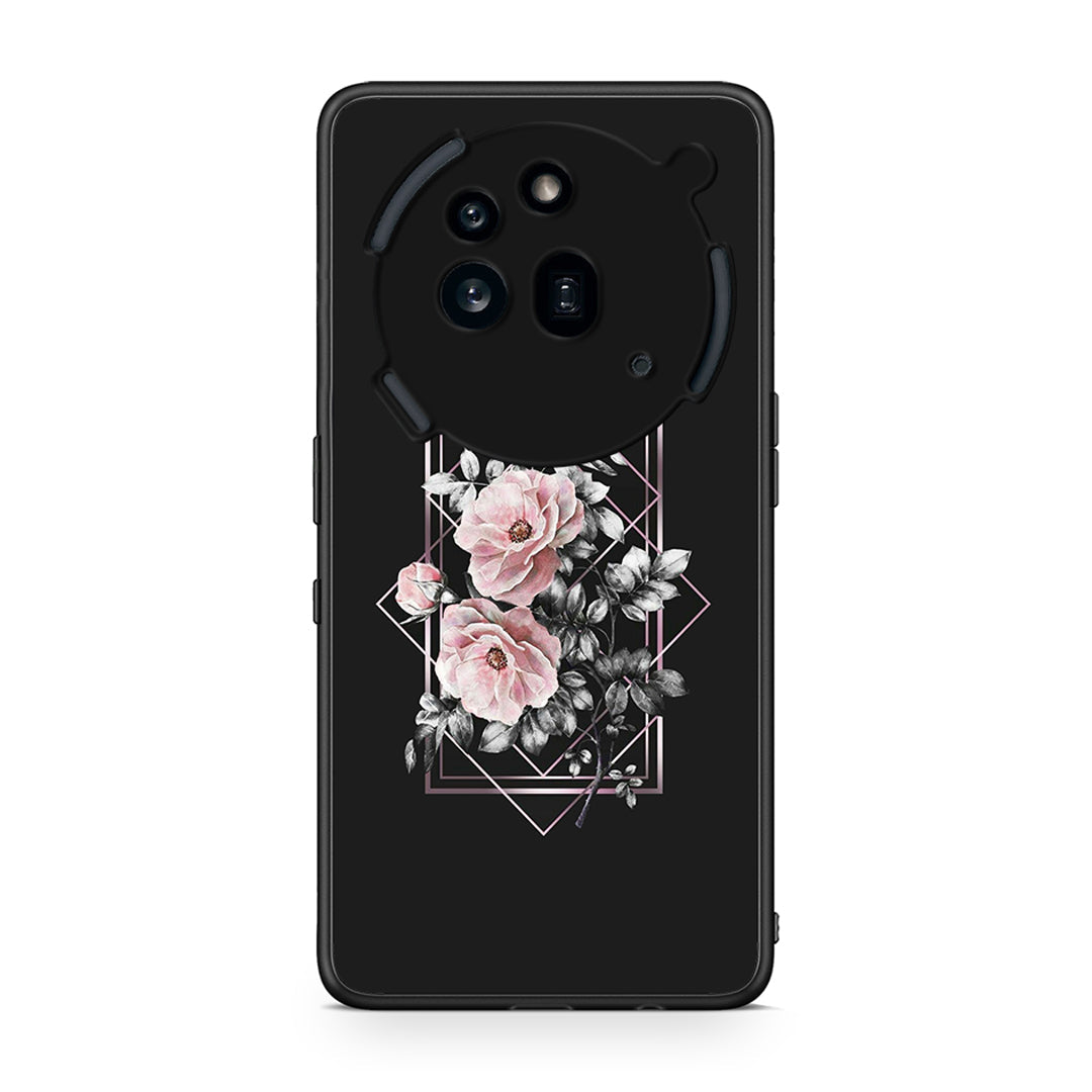 4 - Nothing Phone 3a Pro 5G Frame Flower case, cover, bumper