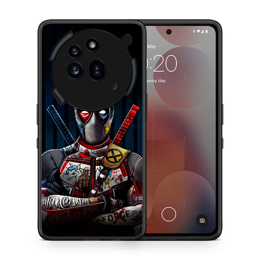 Θήκη Nothing Phone 3a Pro 5G Funny Guy από τη Smartfits με σχέδιο στο πίσω μέρος και μαύρο περίβλημα | Nothing Phone 3a Pro 5G Funny Guy case with colorful back and black bezels