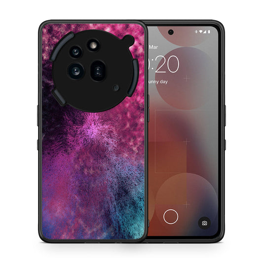 Θήκη Nothing Phone 3a Pro 5G Aurora Galaxy από τη Smartfits με σχέδιο στο πίσω μέρος και μαύρο περίβλημα | Nothing Phone 3a Pro 5G Aurora Galaxy case with colorful back and black bezels
