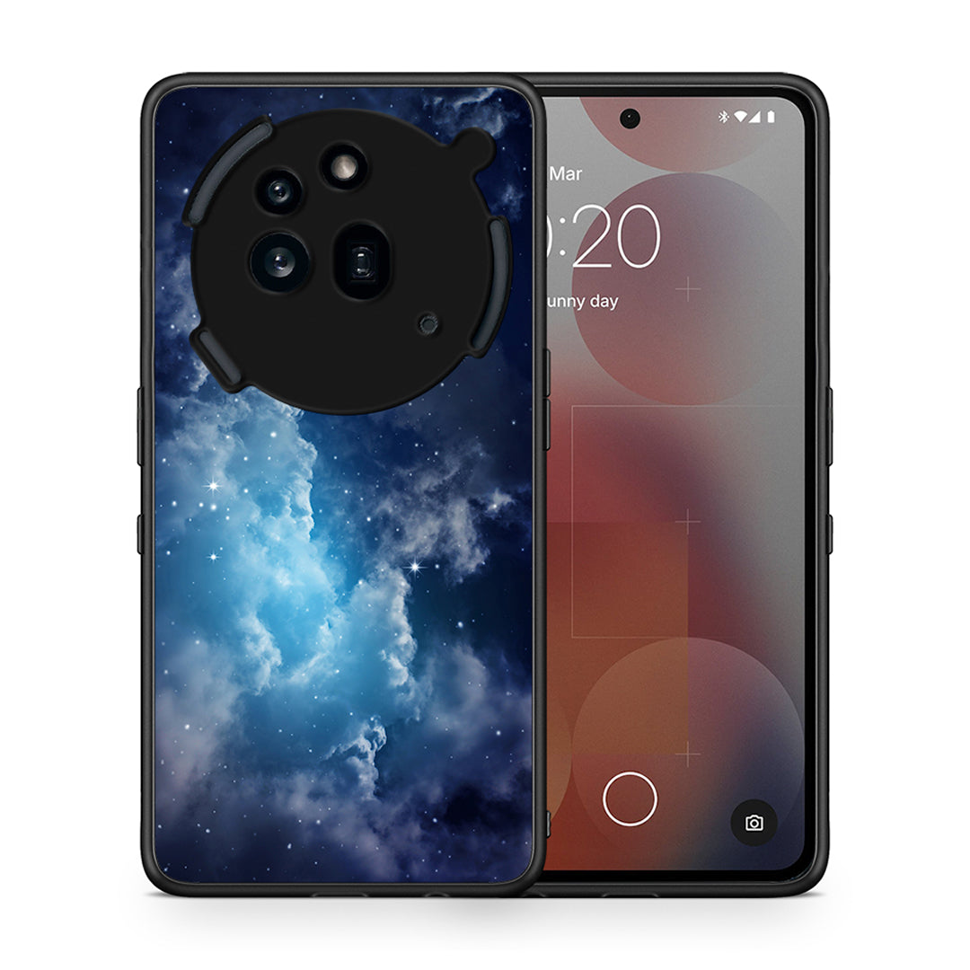 Θήκη Nothing Phone 3a Pro 5G Blue Sky Galaxy από τη Smartfits με σχέδιο στο πίσω μέρος και μαύρο περίβλημα | Nothing Phone 3a Pro 5G Blue Sky Galaxy case with colorful back and black bezels