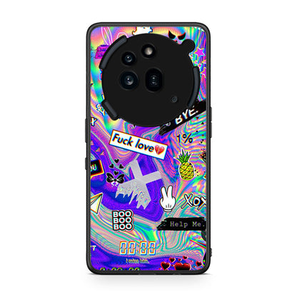 Nothing Phone 3a Pro 5G Game Over θήκη από τη Smartfits με σχέδιο στο πίσω μέρος και μαύρο περίβλημα | Smartphone case with colorful back and black bezels by Smartfits