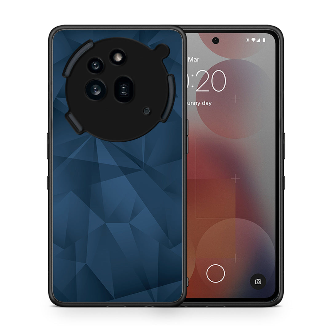 Θήκη Nothing Phone 3a Pro 5G Blue Abstract Geometric από τη Smartfits με σχέδιο στο πίσω μέρος και μαύρο περίβλημα | Nothing Phone 3a Pro 5G Blue Abstract Geometric case with colorful back and black bezels
