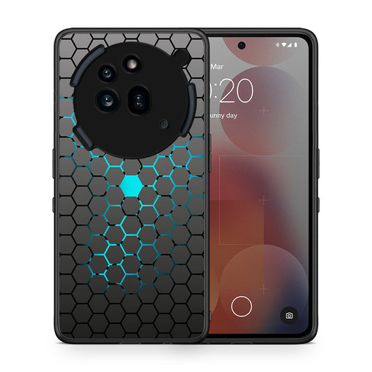 Θήκη Nothing Phone 3a Pro 5G Hexagonal Geometric από τη Smartfits με σχέδιο στο πίσω μέρος και μαύρο περίβλημα | Nothing Phone 3a Pro 5G Hexagonal Geometric case with colorful back and black bezels