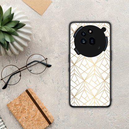 Geometric Luxury White - Nothing Phone 3a Pro 5G θήκη