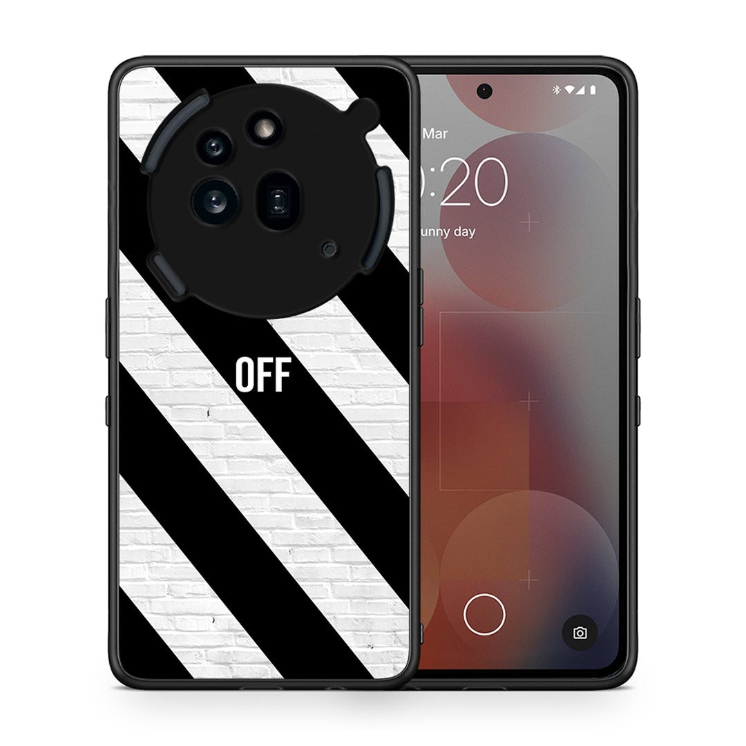 Θήκη Nothing Phone 3a Pro 5G Get Off από τη Smartfits με σχέδιο στο πίσω μέρος και μαύρο περίβλημα | Nothing Phone 3a Pro 5G Get Off case with colorful back and black bezels