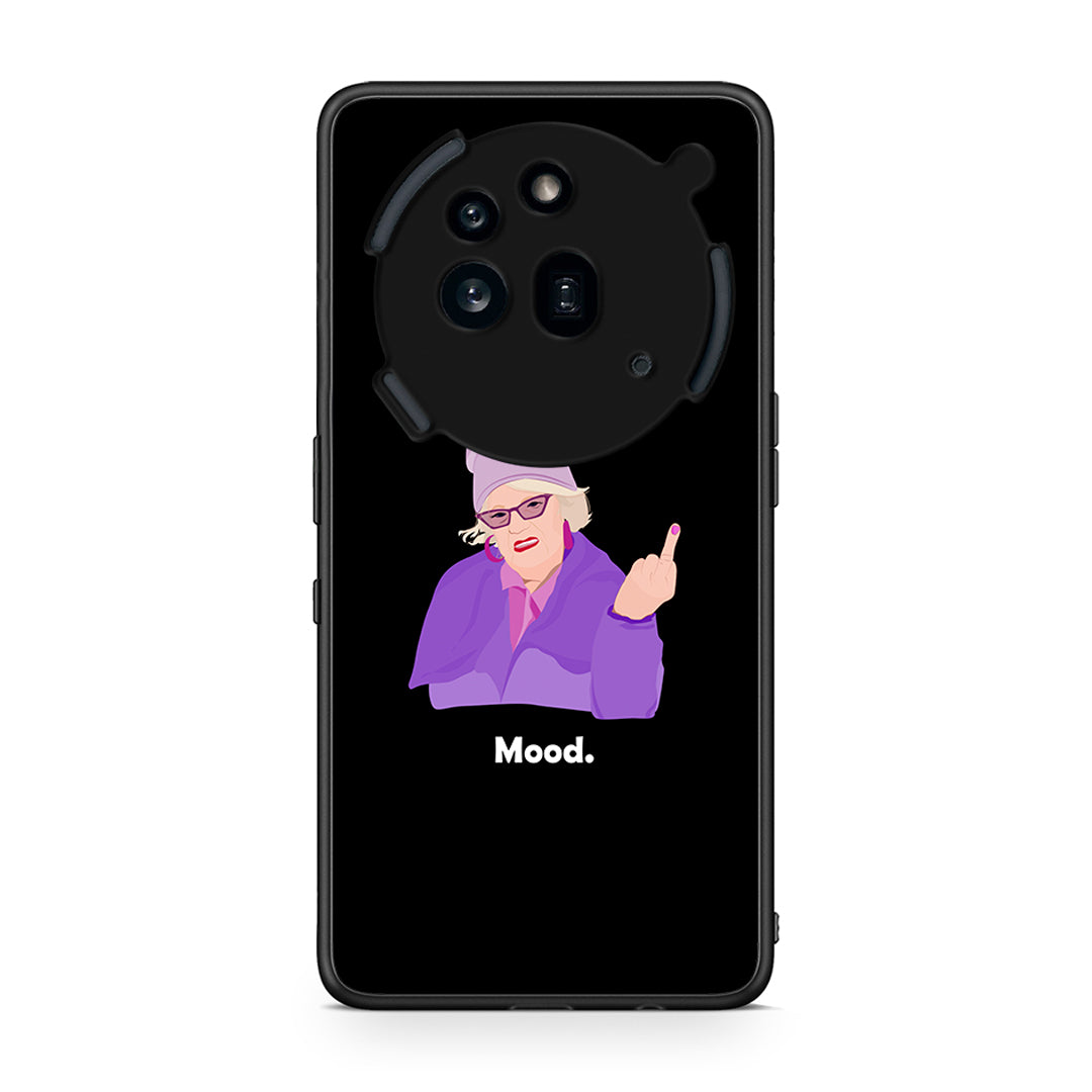 Nothing Phone 3a Pro 5G Grandma Mood Black θήκη από τη Smartfits με σχέδιο στο πίσω μέρος και μαύρο περίβλημα | Smartphone case with colorful back and black bezels by Smartfits
