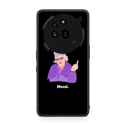 Nothing Phone 3a Pro 5G Grandma Mood Black θήκη από τη Smartfits με σχέδιο στο πίσω μέρος και μαύρο περίβλημα | Smartphone case with colorful back and black bezels by Smartfits