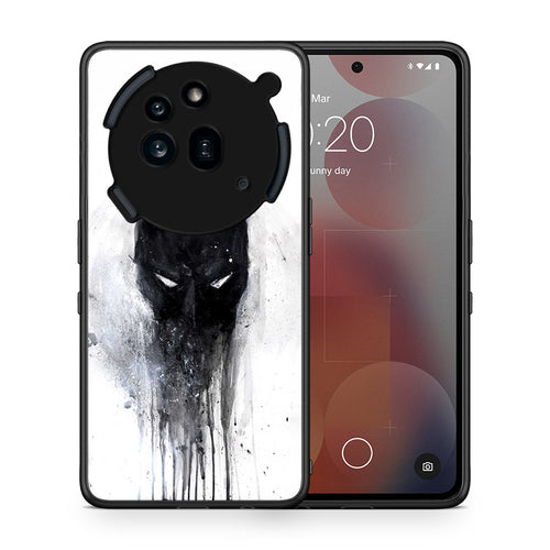 Θήκη Nothing Phone 3a Pro 5G Paint Bat Hero από τη Smartfits με σχέδιο στο πίσω μέρος και μαύρο περίβλημα | Nothing Phone 3a Pro 5G Paint Bat Hero case with colorful back and black bezels