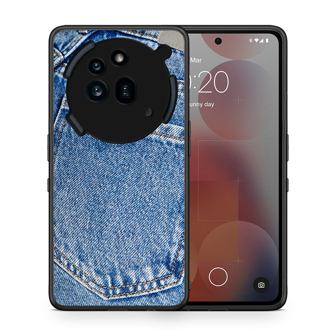 Θήκη Nothing Phone 3a Pro 5G Jeans Pocket από τη Smartfits με σχέδιο στο πίσω μέρος και μαύρο περίβλημα | Nothing Phone 3a Pro 5G Jeans Pocket case with colorful back and black bezels