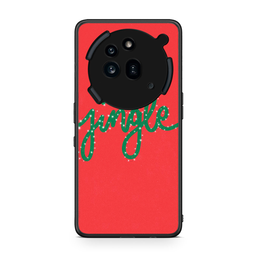 Nothing Phone 3a Pro 5G Jingle Xmas θήκη από τη Smartfits με σχέδιο στο πίσω μέρος και μαύρο περίβλημα | Smartphone case with colorful back and black bezels by Smartfits