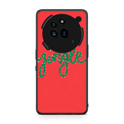 Nothing Phone 3a Pro 5G Jingle Xmas θήκη από τη Smartfits με σχέδιο στο πίσω μέρος και μαύρο περίβλημα | Smartphone case with colorful back and black bezels by Smartfits