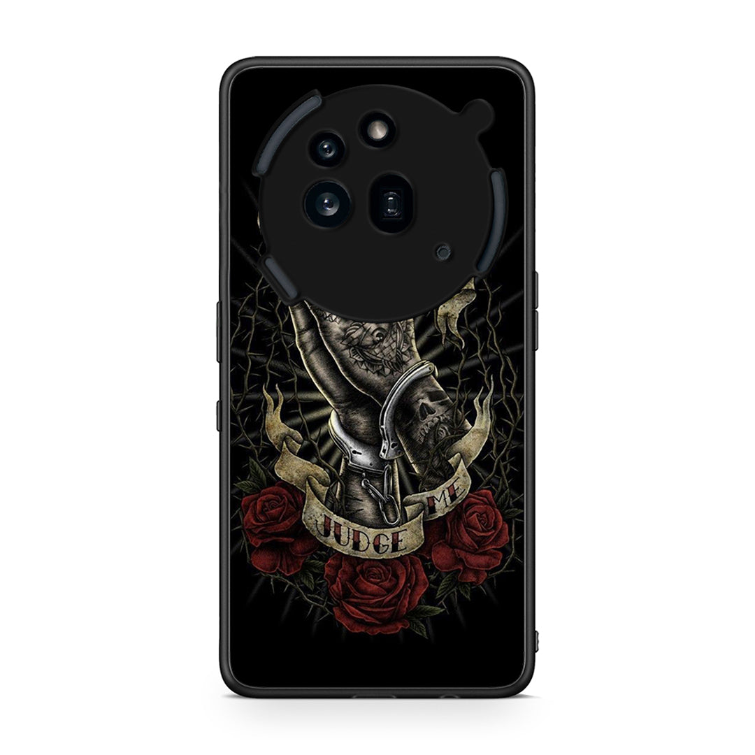 Nothing Phone 3a Pro 5G Judge By God θήκη από τη Smartfits με σχέδιο στο πίσω μέρος και μαύρο περίβλημα | Smartphone case with colorful back and black bezels by Smartfits