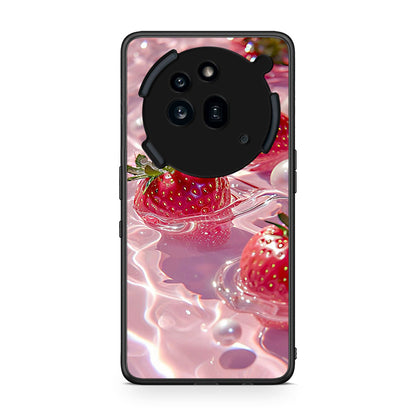 Nothing Phone 3a Pro 5G Juicy Strawberries θήκη από τη Smartfits με σχέδιο στο πίσω μέρος και μαύρο περίβλημα | Smartphone case with colorful back and black bezels by Smartfits