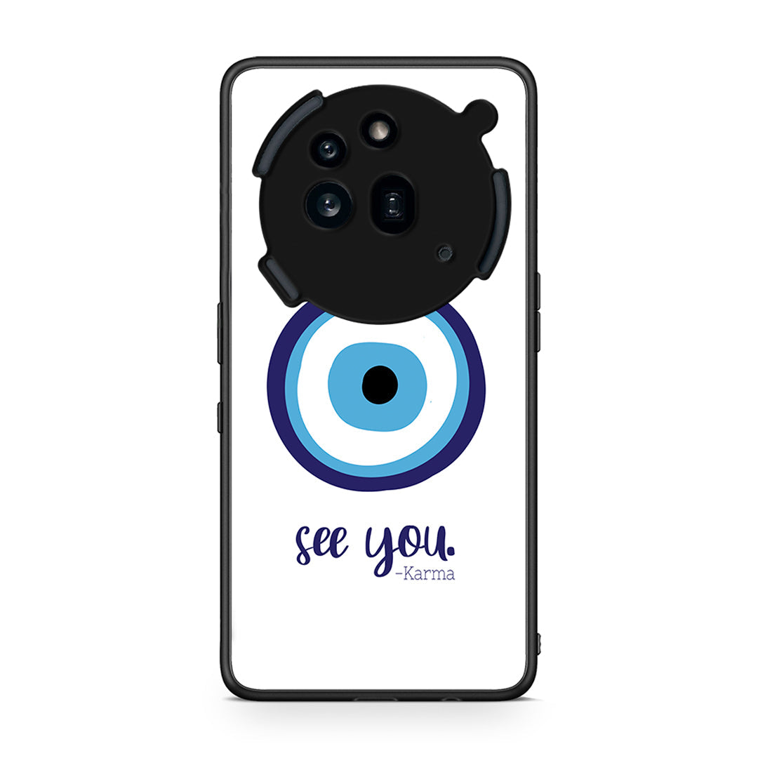 Nothing Phone 3a Pro 5G Karma Says θήκη από τη Smartfits με σχέδιο στο πίσω μέρος και μαύρο περίβλημα | Smartphone case with colorful back and black bezels by Smartfits