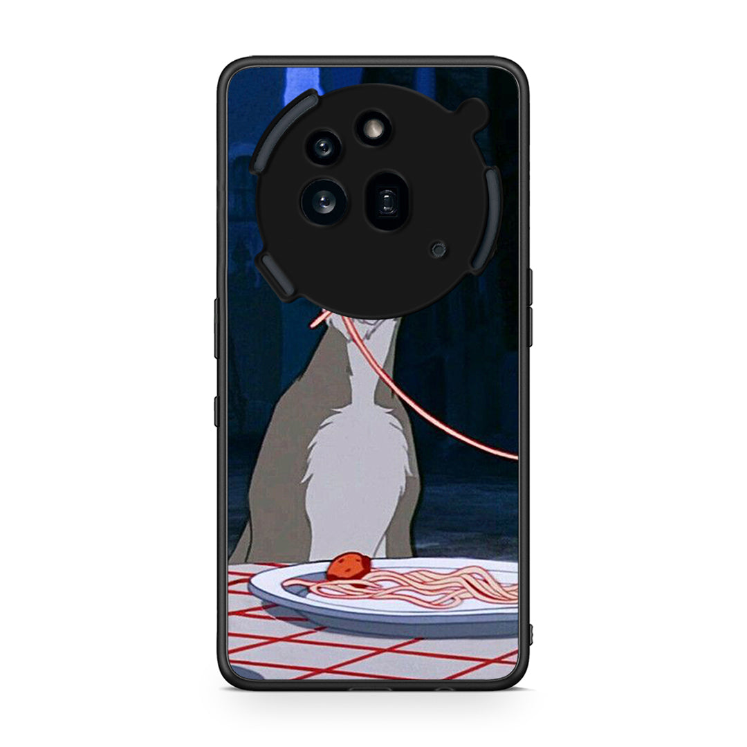 Nothing Phone 3a Pro 5G Lady And Tramp 1 Θήκη Αγίου Βαλεντίνου από τη Smartfits με σχέδιο στο πίσω μέρος και μαύρο περίβλημα | Smartphone case with colorful back and black bezels by Smartfits