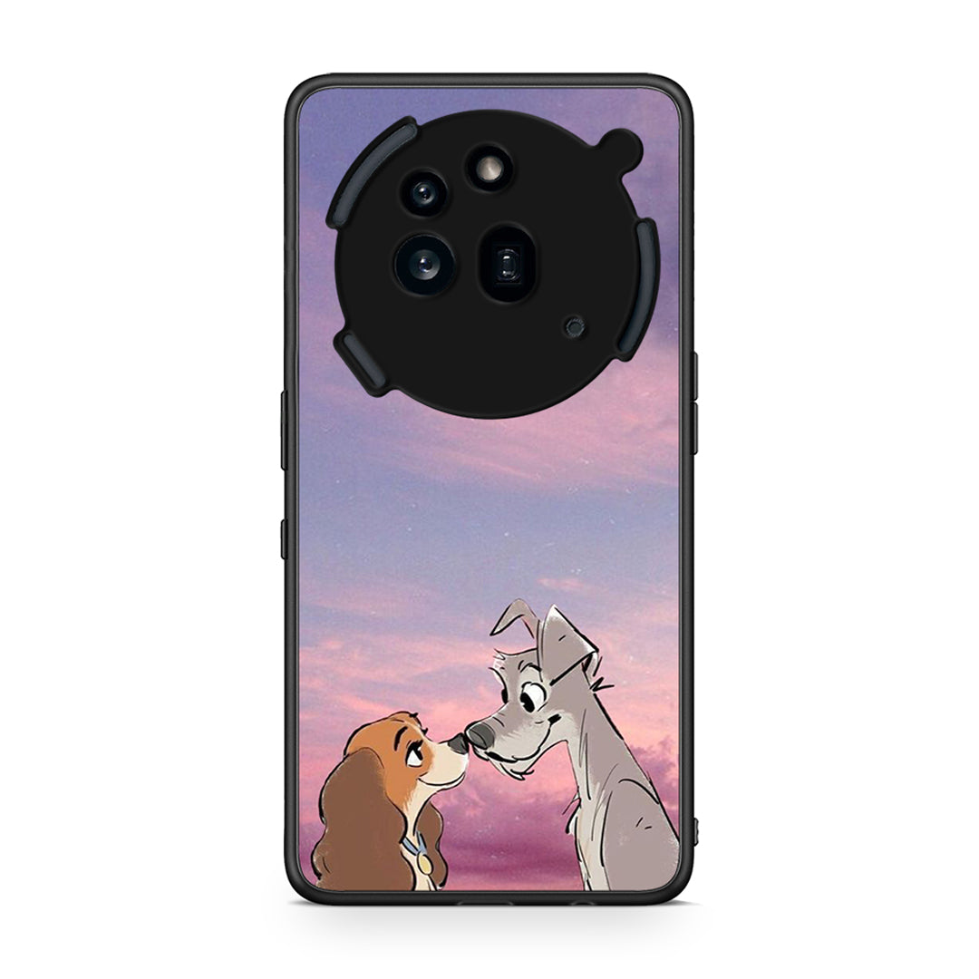 Nothing Phone 3a Pro 5G Lady And Tramp θήκη από τη Smartfits με σχέδιο στο πίσω μέρος και μαύρο περίβλημα | Smartphone case with colorful back and black bezels by Smartfits