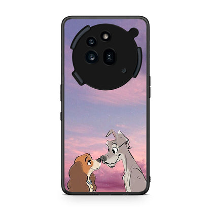 Nothing Phone 3a Pro 5G Lady And Tramp θήκη από τη Smartfits με σχέδιο στο πίσω μέρος και μαύρο περίβλημα | Smartphone case with colorful back and black bezels by Smartfits