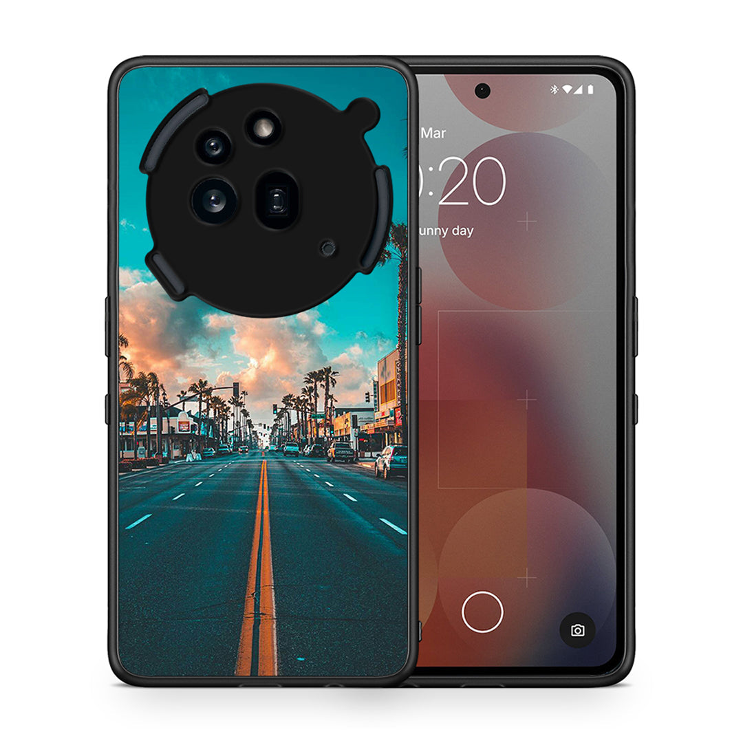 Θήκη Nothing Phone 3a Pro 5G City Landscape από τη Smartfits με σχέδιο στο πίσω μέρος και μαύρο περίβλημα | Nothing Phone 3a Pro 5G City Landscape case with colorful back and black bezels