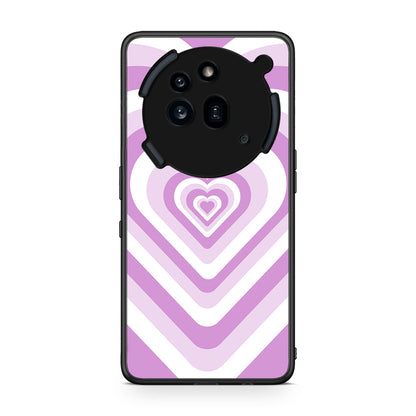 Nothing Phone 3a Pro 5G Lilac Hearts θήκη από τη Smartfits με σχέδιο στο πίσω μέρος και μαύρο περίβλημα | Smartphone case with colorful back and black bezels by Smartfits
