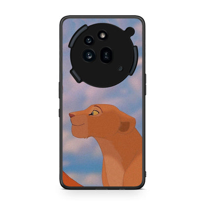 Nothing Phone 3a Pro 5G Lion Love 2 Θήκη Αγίου Βαλεντίνου από τη Smartfits με σχέδιο στο πίσω μέρος και μαύρο περίβλημα | Smartphone case with colorful back and black bezels by Smartfits