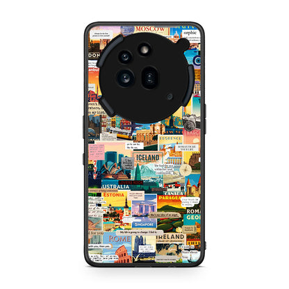 Nothing Phone 3a Pro 5G Live To Travel θήκη από τη Smartfits με σχέδιο στο πίσω μέρος και μαύρο περίβλημα | Smartphone case with colorful back and black bezels by Smartfits