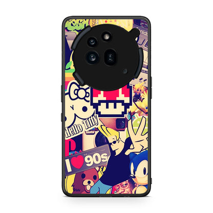 Nothing Phone 3a Pro 5G Love The 90s θήκη από τη Smartfits με σχέδιο στο πίσω μέρος και μαύρο περίβλημα | Smartphone case with colorful back and black bezels by Smartfits
