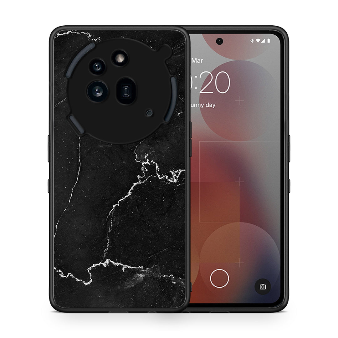 Θήκη Nothing Phone 3a Pro 5G Marble Black από τη Smartfits με σχέδιο στο πίσω μέρος και μαύρο περίβλημα | Nothing Phone 3a Pro 5G Marble Black case with colorful back and black bezels