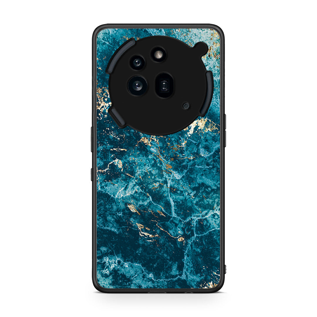 Nothing Phone 3a Pro 5G Marble Blue θήκη από τη Smartfits με σχέδιο στο πίσω μέρος και μαύρο περίβλημα | Smartphone case with colorful back and black bezels by Smartfits