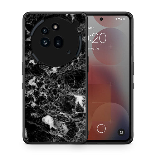Θήκη Nothing Phone 3a Pro 5G Male Marble από τη Smartfits με σχέδιο στο πίσω μέρος και μαύρο περίβλημα | Nothing Phone 3a Pro 5G Male Marble case with colorful back and black bezels