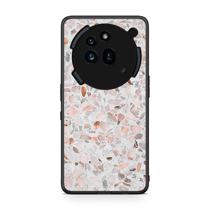 Nothing Phone 3a Pro 5G Marble Terrazzo θήκη από τη Smartfits με σχέδιο στο πίσω μέρος και μαύρο περίβλημα | Smartphone case with colorful back and black bezels by Smartfits