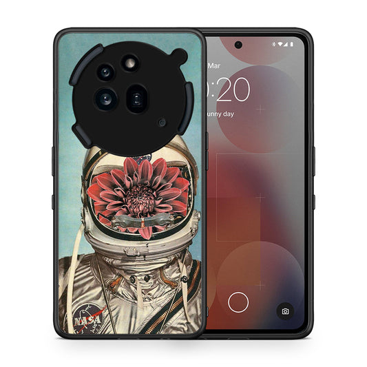 Θήκη Nothing Phone 3a Pro 5G Nasa Bloom από τη Smartfits με σχέδιο στο πίσω μέρος και μαύρο περίβλημα | Nothing Phone 3a Pro 5G Nasa Bloom case with colorful back and black bezels