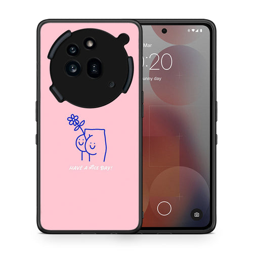 Θήκη Nothing Phone 3a Pro 5G Nice Day από τη Smartfits με σχέδιο στο πίσω μέρος και μαύρο περίβλημα | Nothing Phone 3a Pro 5G Nice Day case with colorful back and black bezels