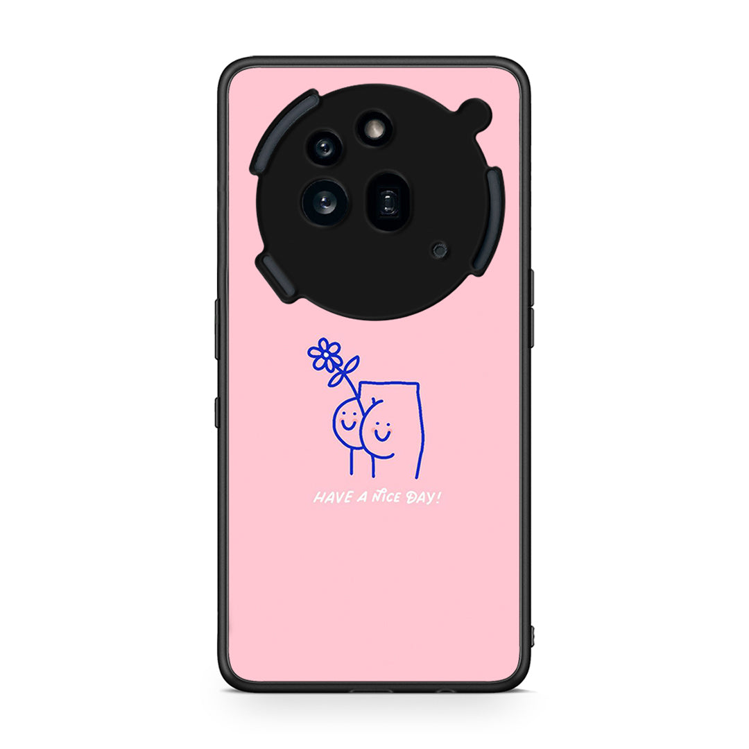 Nothing Phone 3a Pro 5G Nice Day θήκη από τη Smartfits με σχέδιο στο πίσω μέρος και μαύρο περίβλημα | Smartphone case with colorful back and black bezels by Smartfits