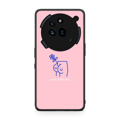 Nothing Phone 3a Pro 5G Nice Day θήκη από τη Smartfits με σχέδιο στο πίσω μέρος και μαύρο περίβλημα | Smartphone case with colorful back and black bezels by Smartfits