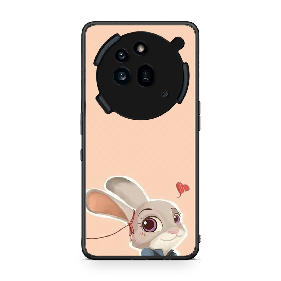 Nothing Phone 3a Pro 5G Nick Wilde And Judy Hopps Love 2 θήκη από τη Smartfits με σχέδιο στο πίσω μέρος και μαύρο περίβλημα | Smartphone case with colorful back and black bezels by Smartfits