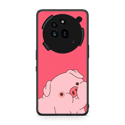 Nothing Phone 3a Pro 5G Pig Love 1 Θήκη Αγίου Βαλεντίνου από τη Smartfits με σχέδιο στο πίσω μέρος και μαύρο περίβλημα | Smartphone case with colorful back and black bezels by Smartfits