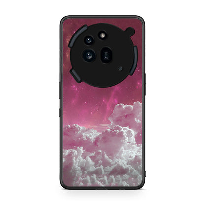 Nothing Phone 3a Pro 5G Pink Moon Θήκη από τη Smartfits με σχέδιο στο πίσω μέρος και μαύρο περίβλημα | Smartphone case with colorful back and black bezels by Smartfits